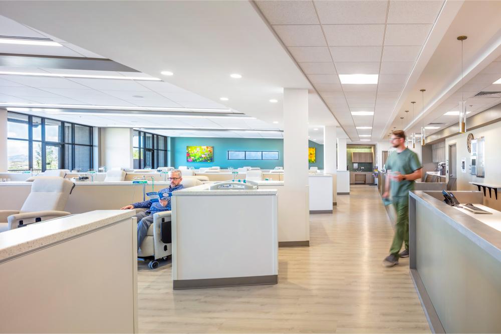 interior of prescott medical cancer center